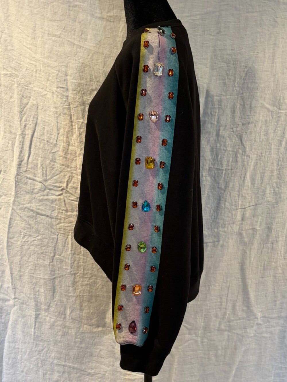 Cynthia Rowley Gemma jeweled sweatshirt size M